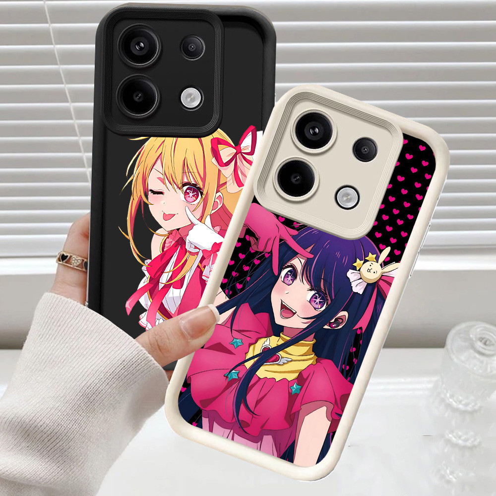 C-1 Oshi no Ko Hitam Putih Casing untuk Infinix Tecno Note Zero 30 Pova 5 Pro 5G