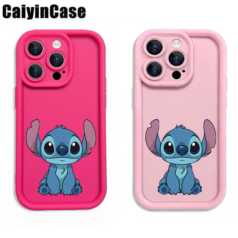 Case Realme C11 2021 Note 60 C75 C35 C20 Pink Kartun Silikon Case Realme 5i 5s 6i 9i 14X C15 Note 50