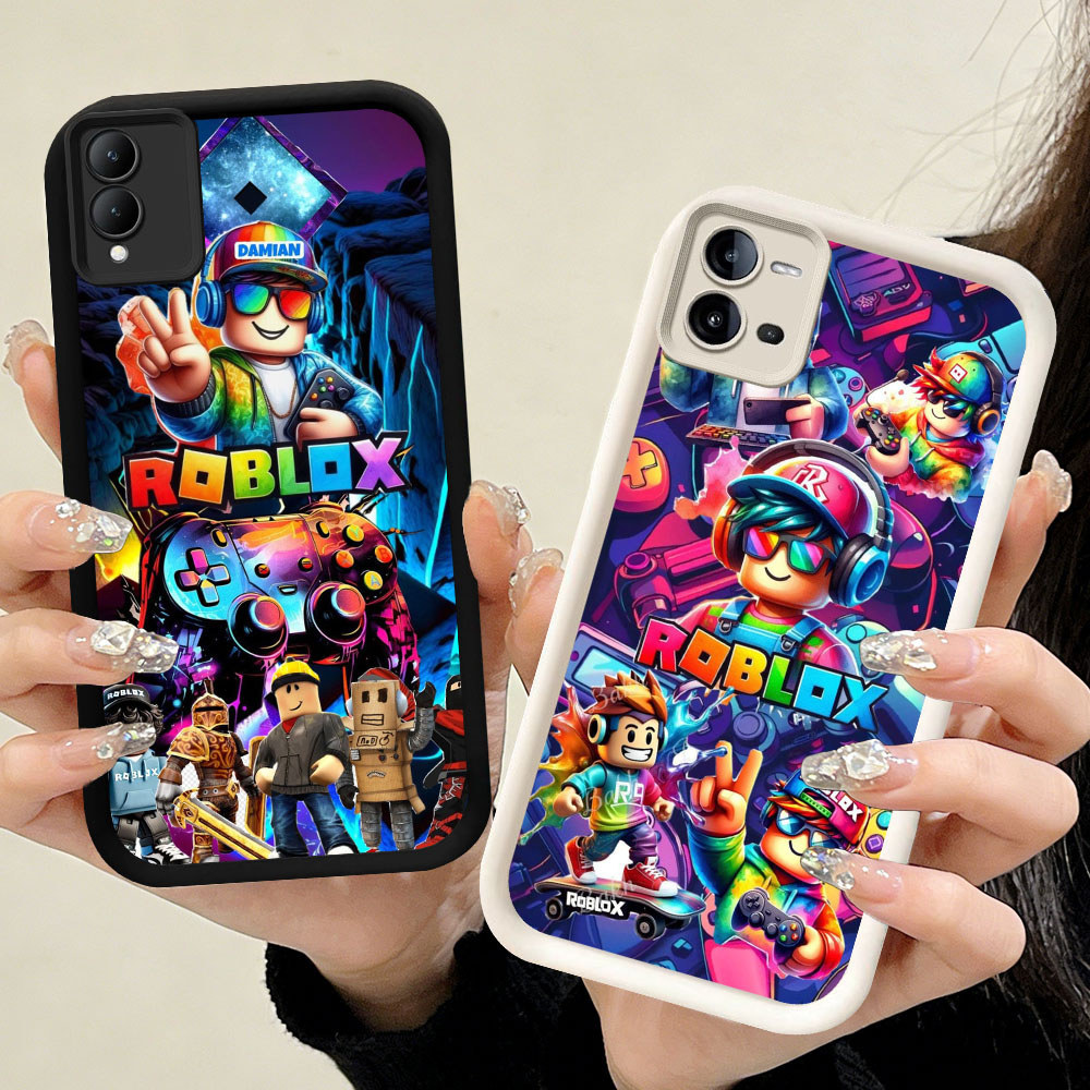 RR-21 Roblox Casing ponsel tipis VIVO V25E Y27 Y36 Y27s Y28s Y18i Y18 V25 Y03t Y03