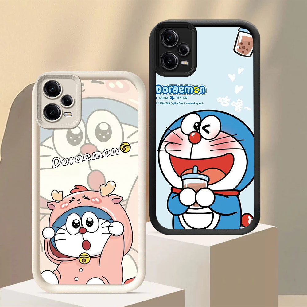 MP-77 Doraemon Shocking Silikon Casing untuk Xiaomi Redmi POCO Note 3 F5 F6 X5 12 Turbo 15C F7 15 Pr