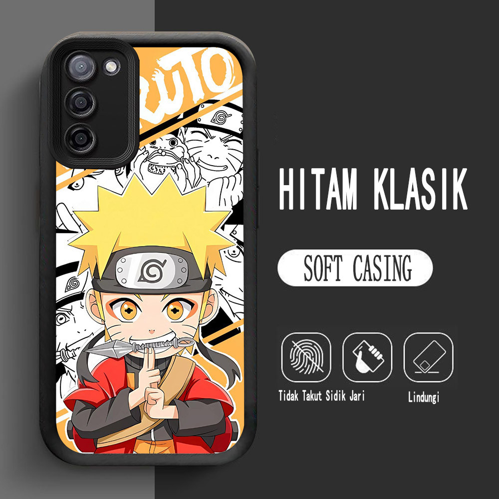 Casing untuk Samsung A03 Core F02S M02S A02 M02 A02S A03S Lembut L-21 Anime Naruto
