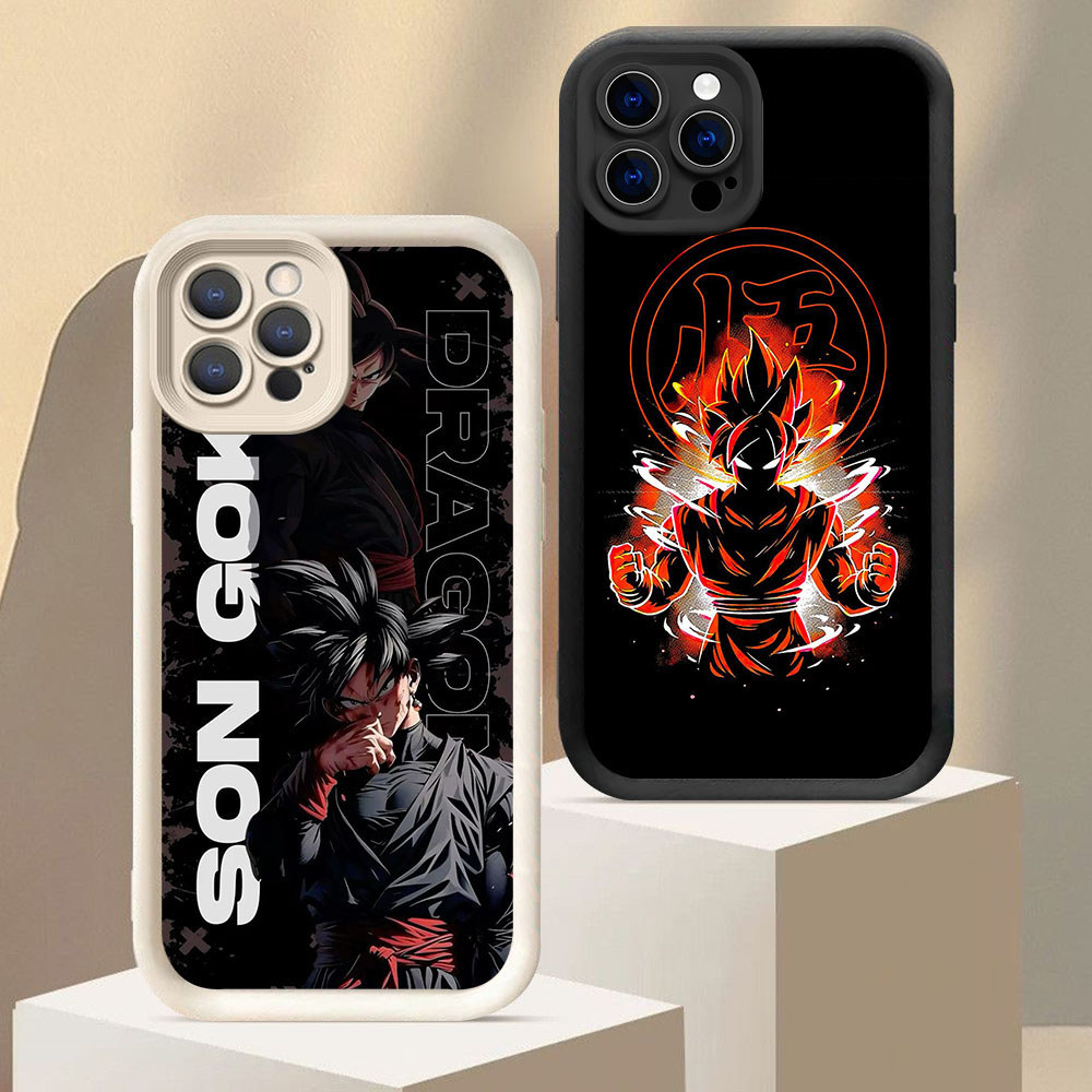 KD-90 Son Goku Shockproof Casing untuk iPhone 14 15 16 17 Pro Max
