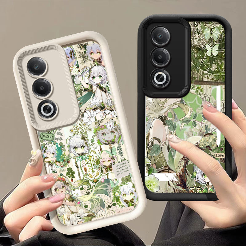 Casing Hp OPPO F5 F7 F11 F9 Pro A93 2020 A76 A96 4G PP8 Genshin Impact Nahida Silikon TPU Pelindung 