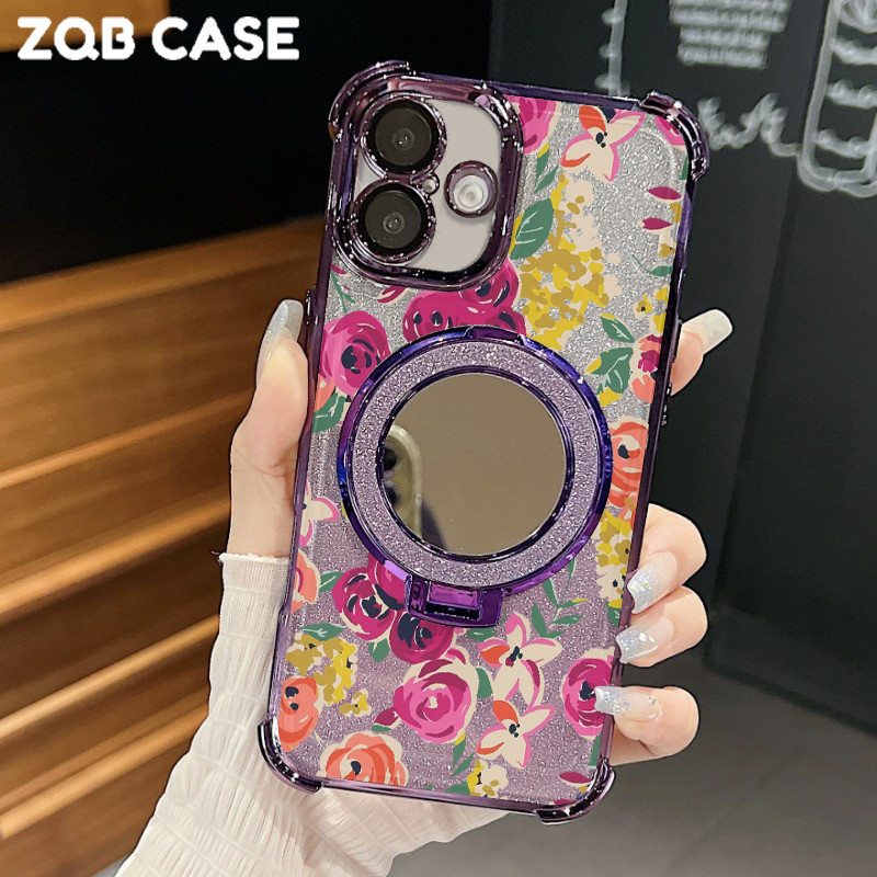 Glitter Card Case Oppo F9 Reno 13F F7 A36 Dengan Stand Casing Oppo F11 A37 F7Pro Reno 4F Cermin Oppo