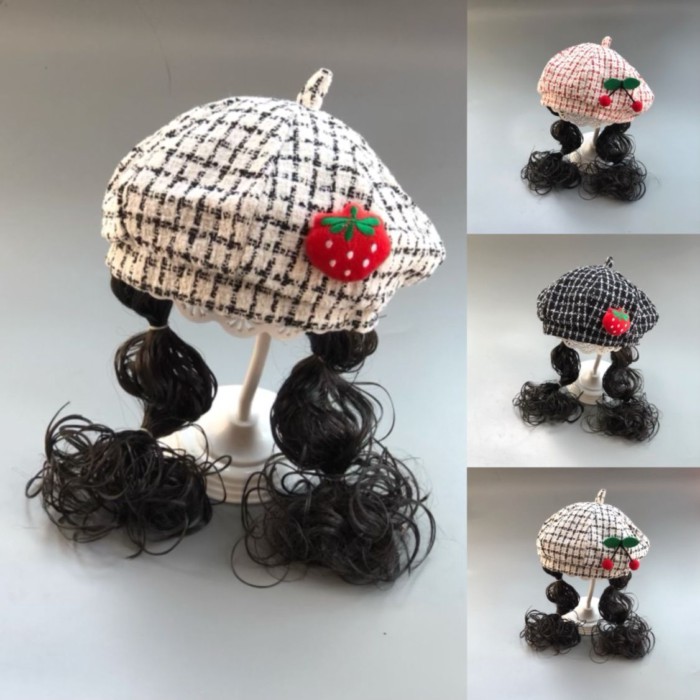 Topi Anak-anak Liburan Panjang Musim Semi Musim Gugur Musim Dingin Baret Bayi Perempuan Topi Nelayan