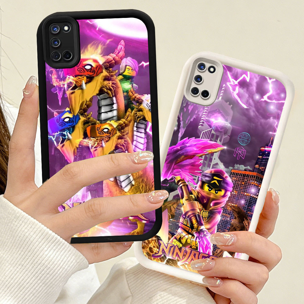 YR-35 LEGO Ninjago 2 Silicone Casing untuk OPPO Reno A74 F19 F19S A95 A94 5F A92 5 A55 A72 A52 lite