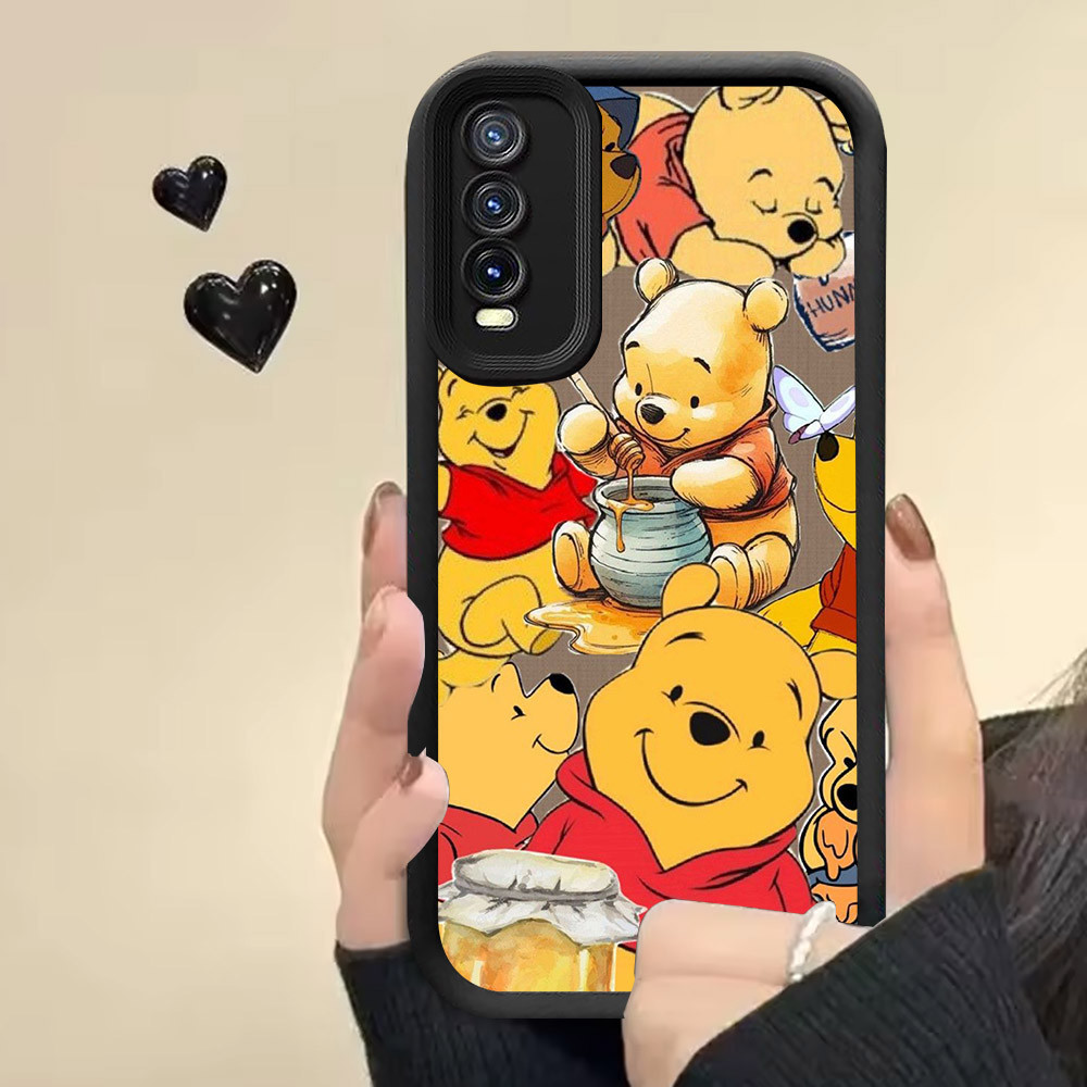 Casing untuk VIVO Y20 Y66 Y11s Y20s S1 Pro Y20i Y12s Case RR1 Cute Winnie the Pooh