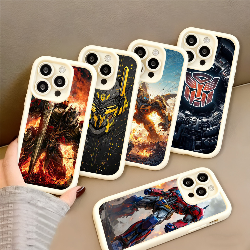 TB64 Transformers Hp Plating Casing untuk Xiaomi Redmi Note Poco X5 12 A2 14T A1 Turbo F5 7 TURBO4 6