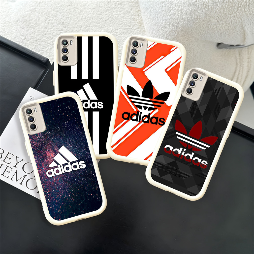 HV1 adidas Hp Plating Casing untuk OPPO A16E A16 A35 A16s A17K A36 A15 A16K A33 A31 A17 A18 A15s 202
