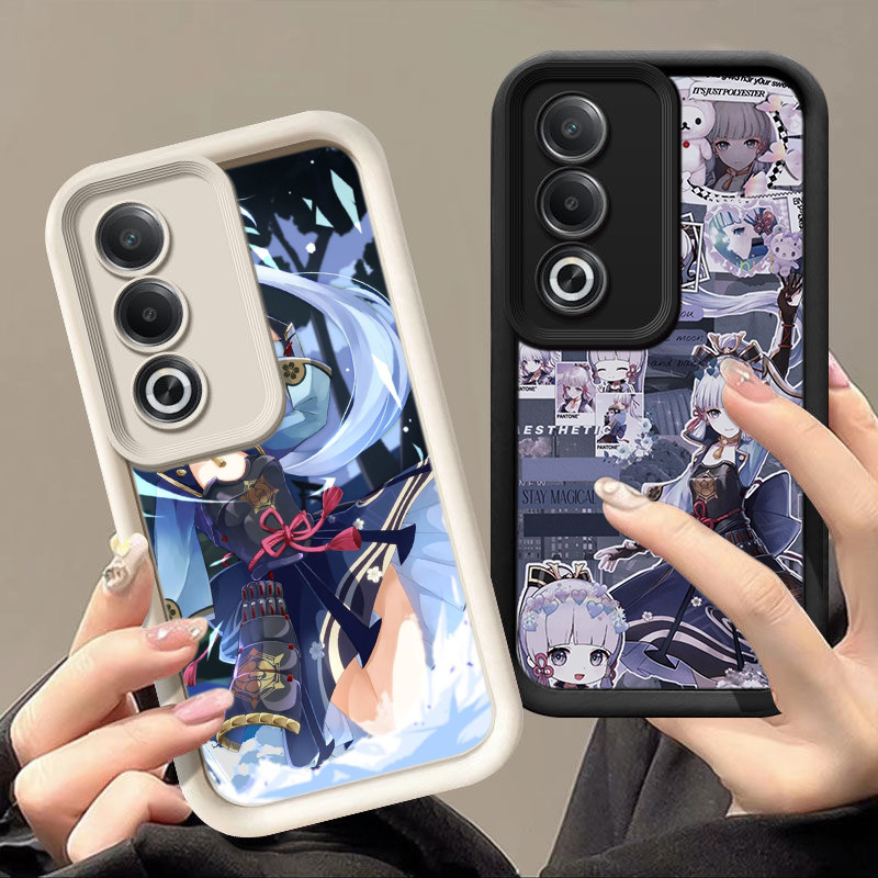 Casing Hp OPPO A60 A74 A95 A31 A53 2020 A54 A55 A11s 2021 4G PP5 Genshin Impact Kamisato Ayaka Silik