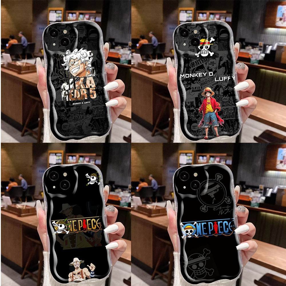 Casing Hp OPPO A53 A33 2020 A58 A78 A76 A36 A39 A94 A79 A92 A52 A72 A92S A53s Transparent wavy Kasus