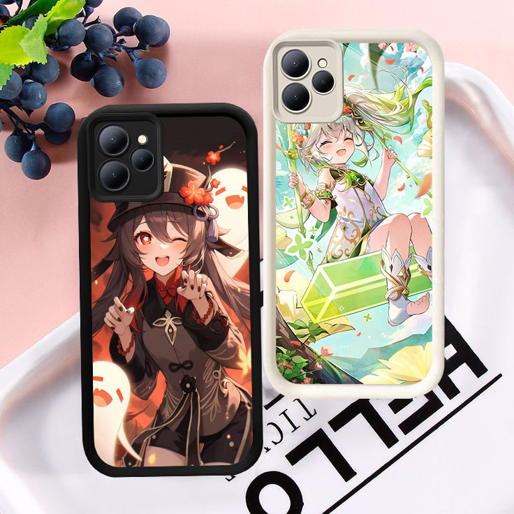 YE-20 Genshin Impact Silicone Casing untuk Infinix Smart HOT 30 10Plus 10 9 40 30I 8 Pro Play