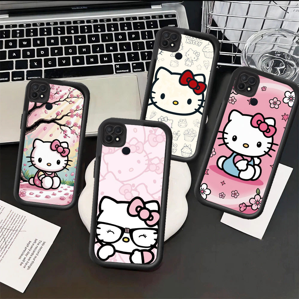 GY15 hello kitty Hp Plating Casing untuk Xiaomi Redmi POCO 14T X6 C65 14 12C X3 X5 14C 11A A3 Pro 5G