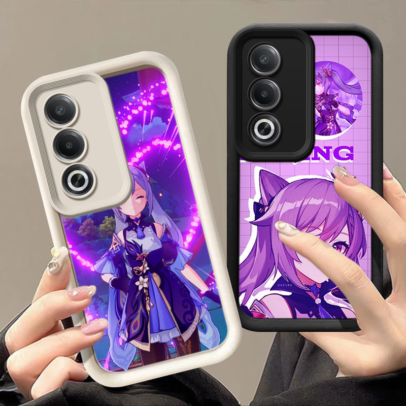 Casing Hp OPPO A60 A74 A95 A31 A53 2020 A54 A55 A11s 2021 4G PP6 Genshin Impact Keqing Silikon TPU P