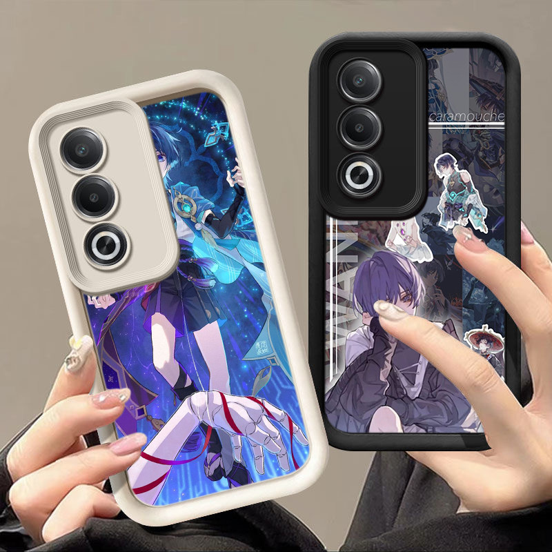 Casing Hp OPPO A60 A74 A95 A31 A53 2020 A54 A55 A11s 2021 4G PP13 Genshin Impact Wanderer Silikon TP