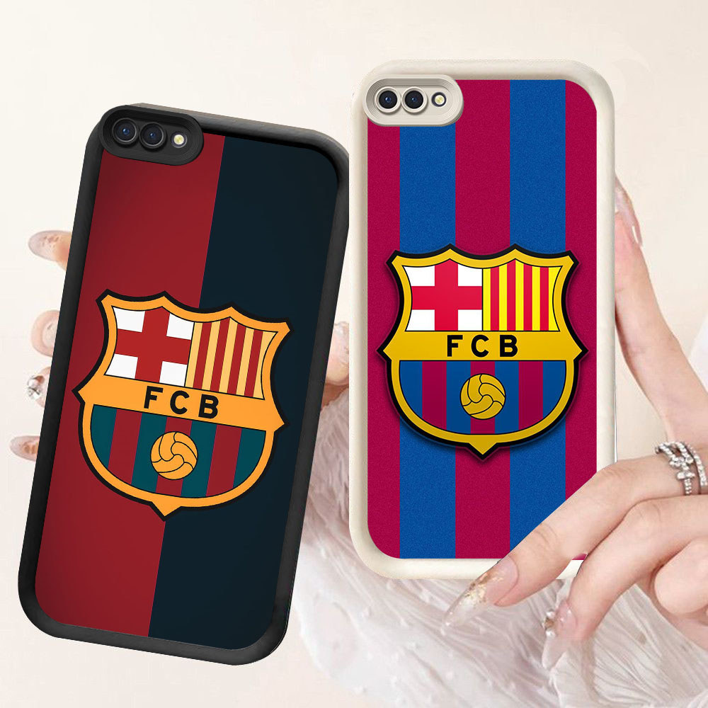 Casing HP TPU Anti Gores OPPO A3S A5 A5X A1K A6 A12E A5i Pro YR-3 FC Barcelona