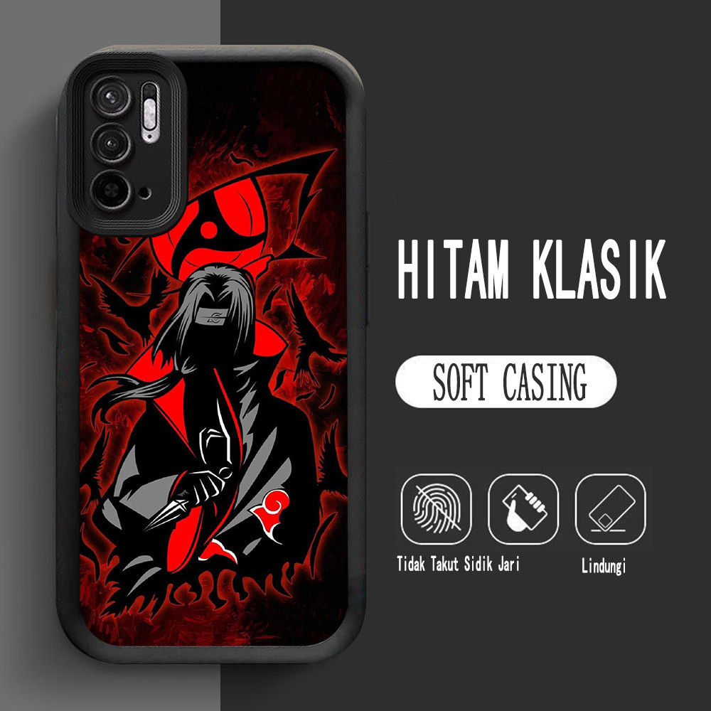 Y-18 Naruto Silikon Casing untuk Xiaomi Redmi Note 10S 10T 10 2022 Pro 5G Case