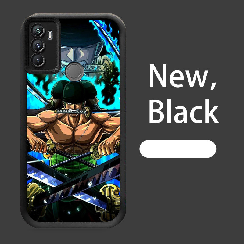 B-23 One Piece Zoro Casing untuk OPPO A53 A53S A33 2020 Silikon Case