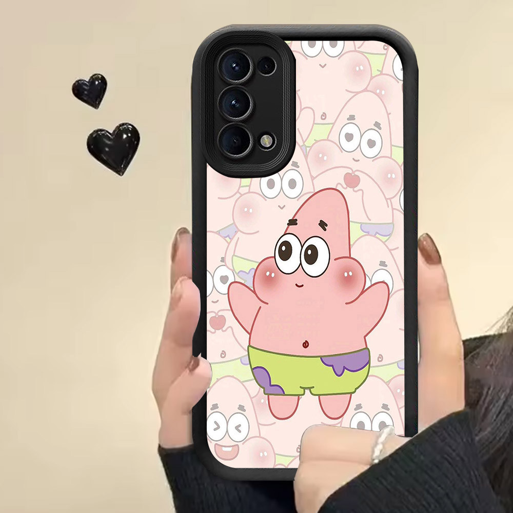 Casing untuk OPPO A72 F19 A95 A92 A52 F19s Case RR3 Cute SpongeBob