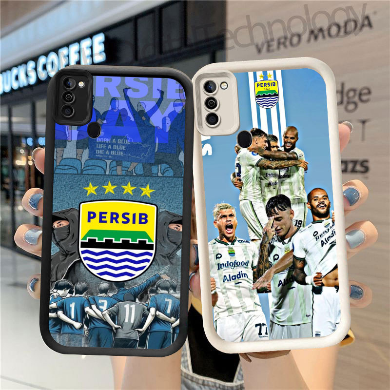 TP-16 Persib Bandung Anti Jatuh soft Casing untuk Infinix ITEL Smart HOT Note 10 5 City 100 12 11 50