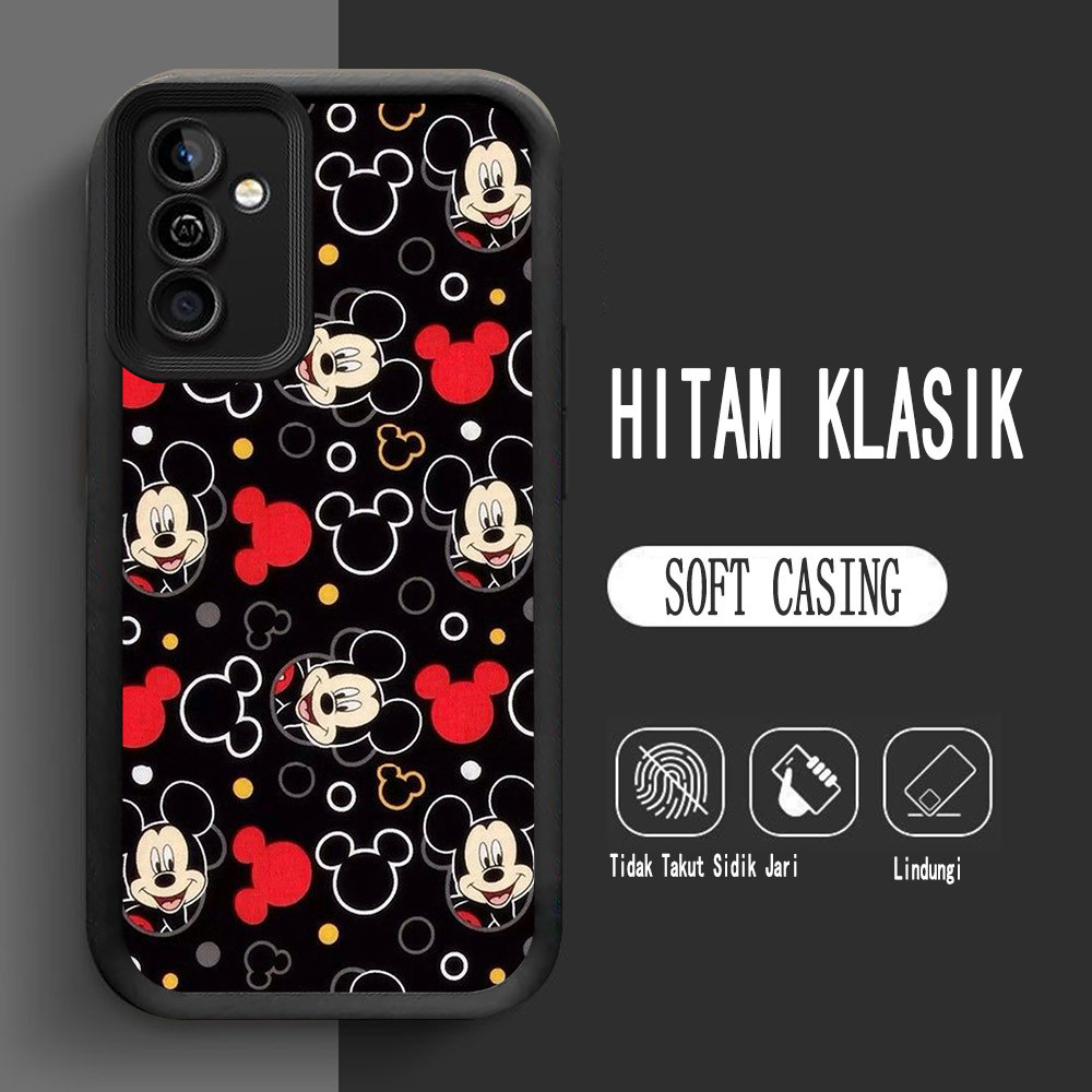 Y-11 Mickey Silikon Casing untuk Samsung Galaxy A13 A32 A23 A33 5G Case