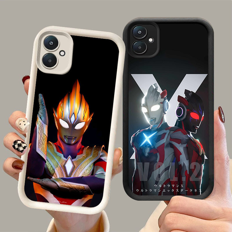 TF-32 Ultraman Casing HP Untuk Xiaomi 13T 14 14T Poco M4 C65 Redmi 13C A1 A2 K60 Ultra Pro