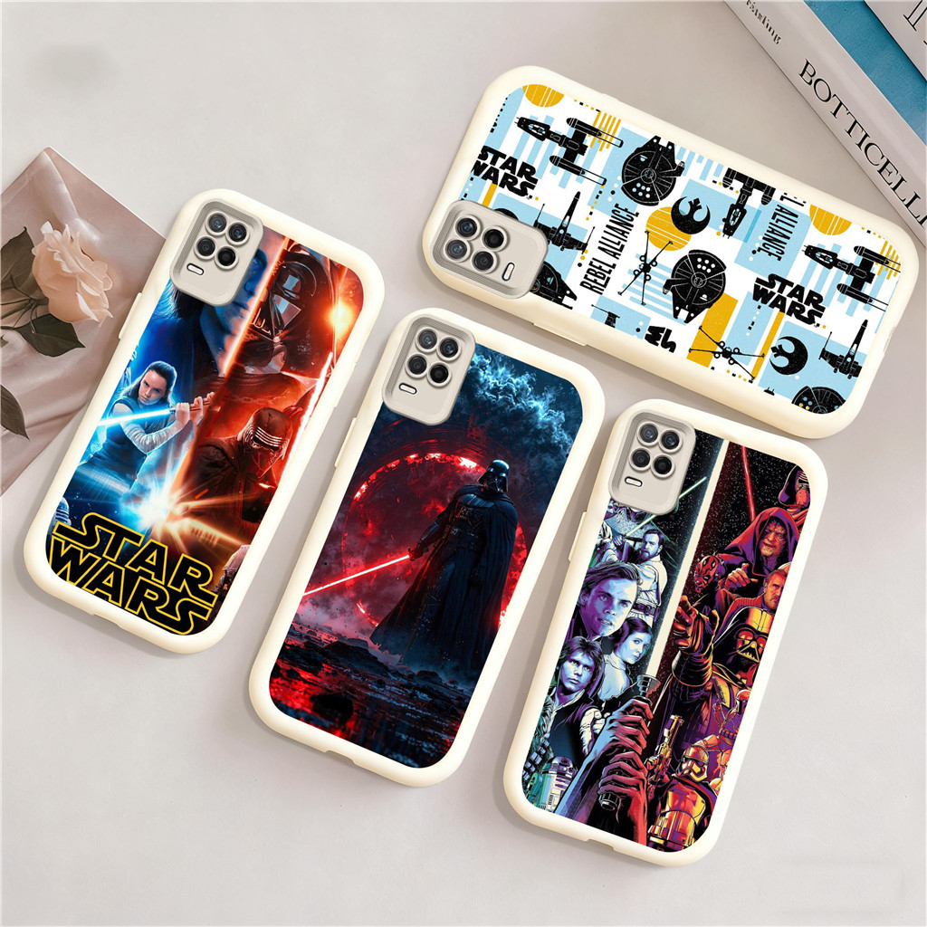 TB51 Star Wars Hp Plating Casing untuk OPPO Narzo A33 30 A16 V13 A92 A72 A53 A53S A11S Q3 A16s 8 A52