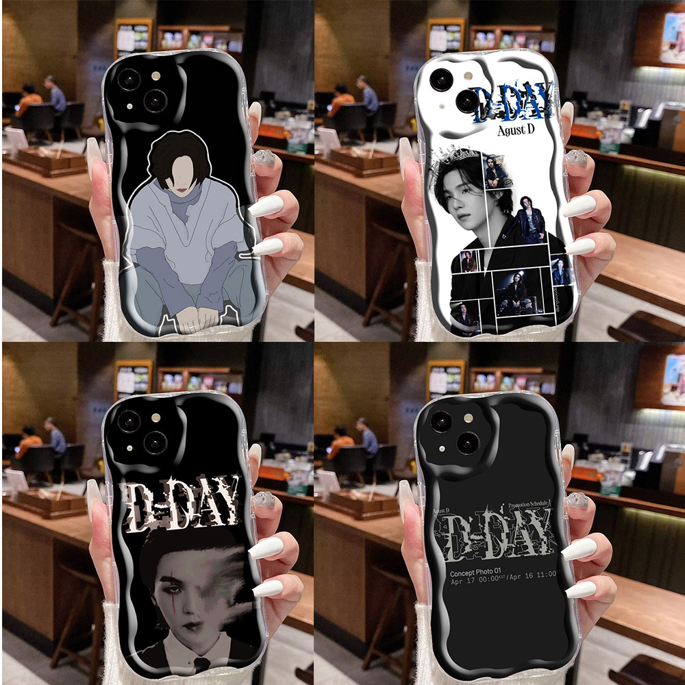 Casing Hp OPPO A93 A95 4G Reno 4 5 6 Lite 4F 5K A9X F9 F11 F17 Pro R15 R17 Transparent wavy Kasus Si