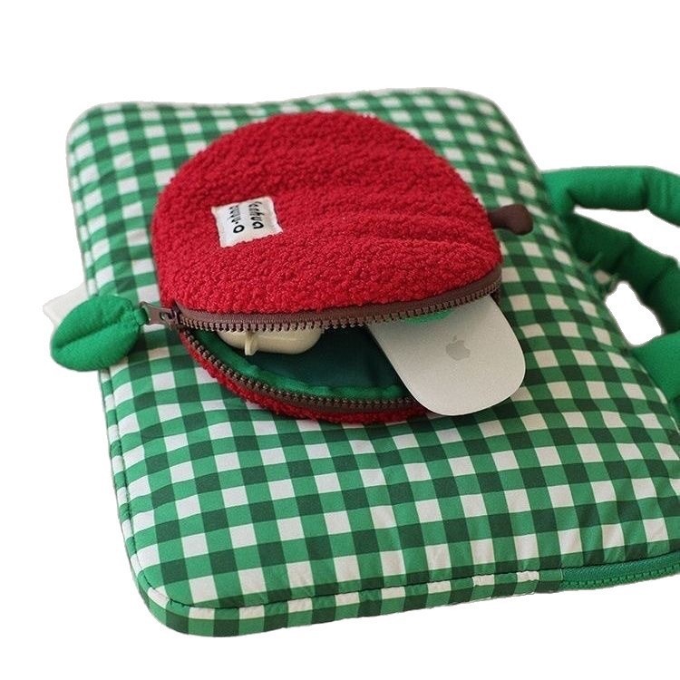 Tas Terbaru Komputer Merah 14-inci Tahan Guncangan Laptop Apple Xiaomi Huawei Pelindung Portabel Ber