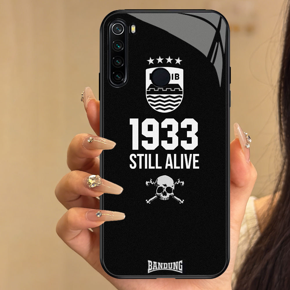 TT-3 Bandung Persib Casing hp kaca Xiaomi Redmi Note 10 8 8A 9 Pro Lite