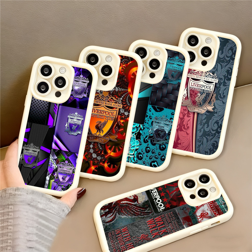 TB4 L-liverpool football fc Hp Plating Casing untuk Samsung A12 A7 A03 A05S A73 A32 A30s Core A22 A1