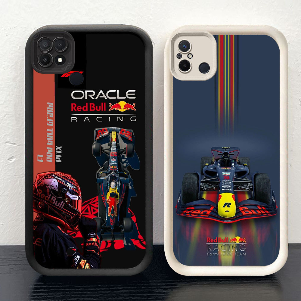 KD-84 Red Bull F1 Shockproof Casing untuk Xiaomi Redmi 9C 11A 12C 10C NFC POCO C55 C31