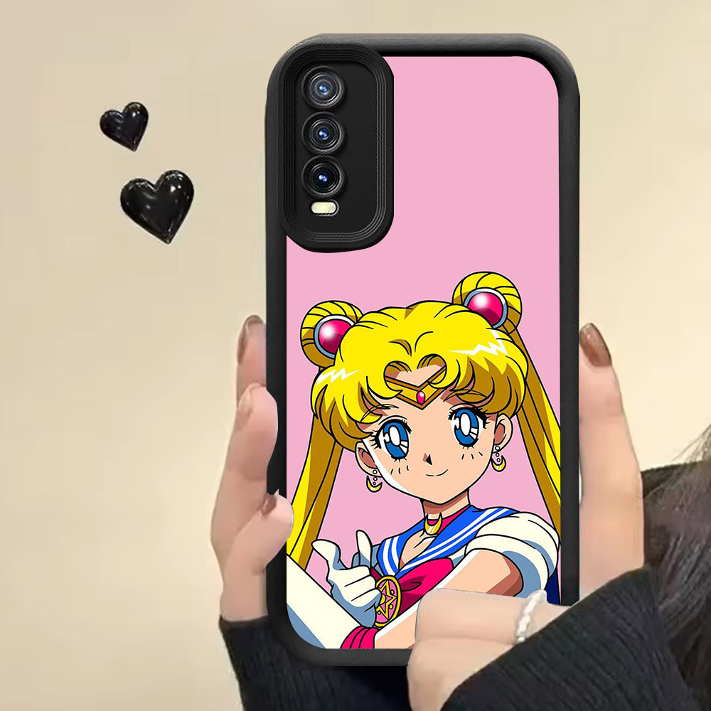 Casing untuk Samsung Galaxy A50 A7 A30s A10 A50s A30 Case RR19 Sailor Moon