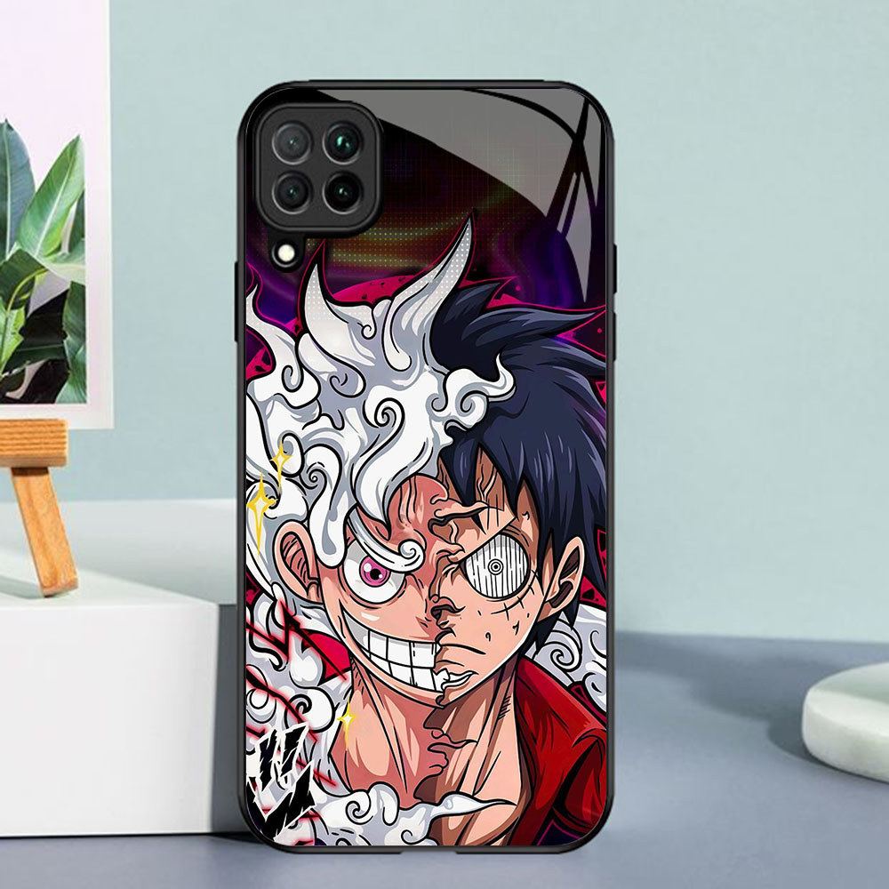 YE-31 Luffy Casing ponsel kaca tempered Samsung A12 A22 M12 M32 5G