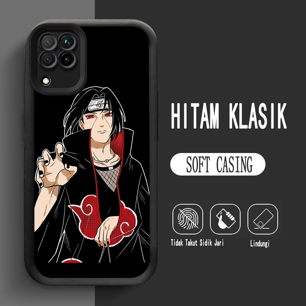 Y-4 Naruto Uchiha Silikon Casing untuk Samsung Galaxy A12 A22 5G Case