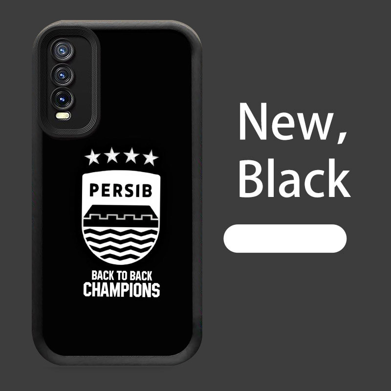 B-21 Black Persib Casing untuk Samsung A10 A50 A30s A50s A7 A30 Silikon Case