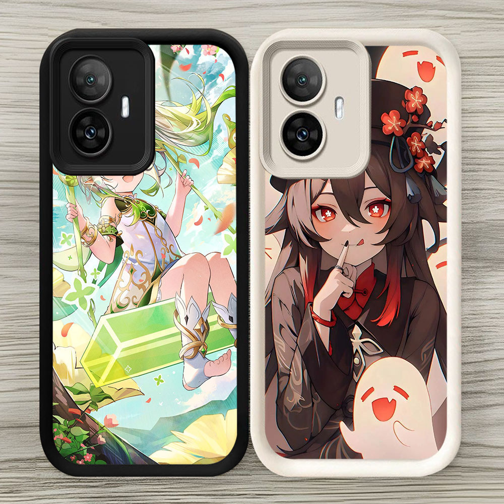 YE-20 Genshin Impact Silicone Casing untuk Realme Narzo N55 C55 C67 C33 14T 30 9i V13 Q3 5G