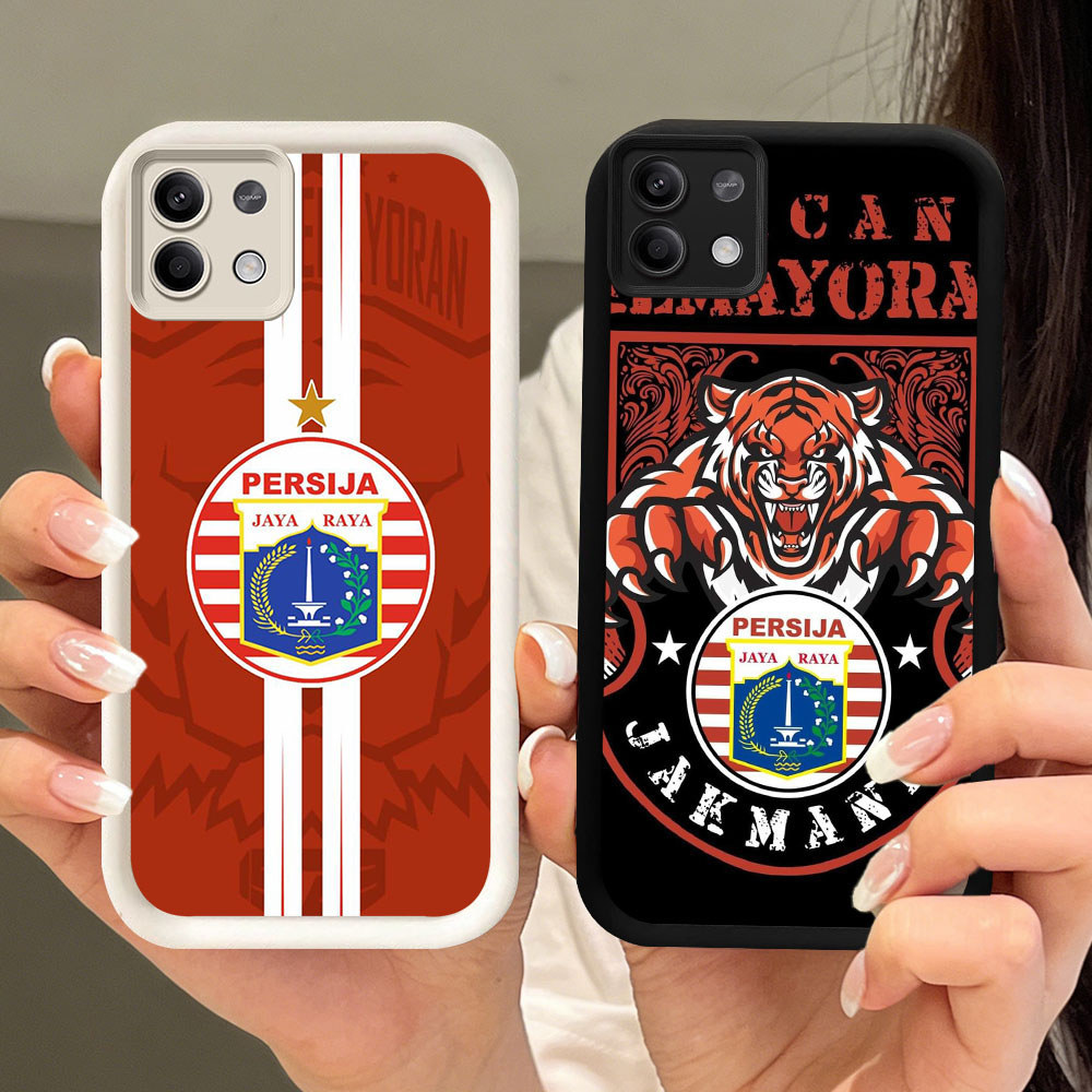 TT-20 Persija Jakarta Casing ponsel tipis Xiaomi Poco X6NEO X6 15T M6Pro X7 M4 M2 Pro 5G 4G