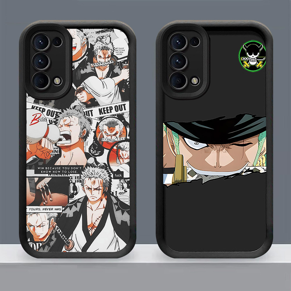 N-67 One Piece Zoro Soft Casing untuk OPPO F19 A52 A72 A95 F19s A92