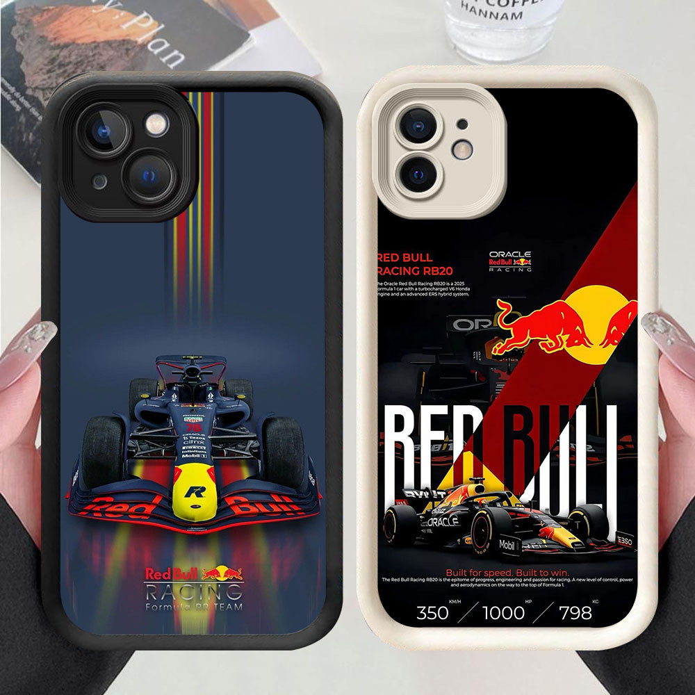 KD-84 Red Bull F1 Shockproof Casing untuk iPhone 11 12 Mini 13 Pro Max