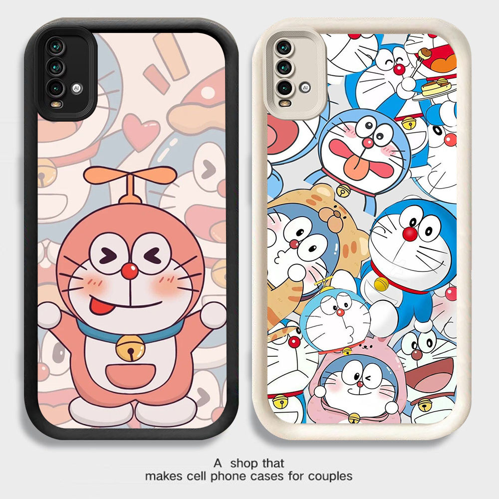 MP-77 Doraemon Shocking Silikon Casing untuk Xiaomi Redmi Note POCO 11S 11T X7Pro SE 11 9T Pro 5G 4G