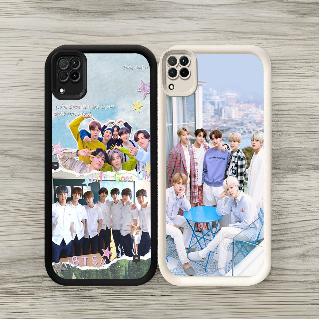 EE-9 BTS Casing ponsel ringan Samsung J2 A12 A22 J7 Prime 5G