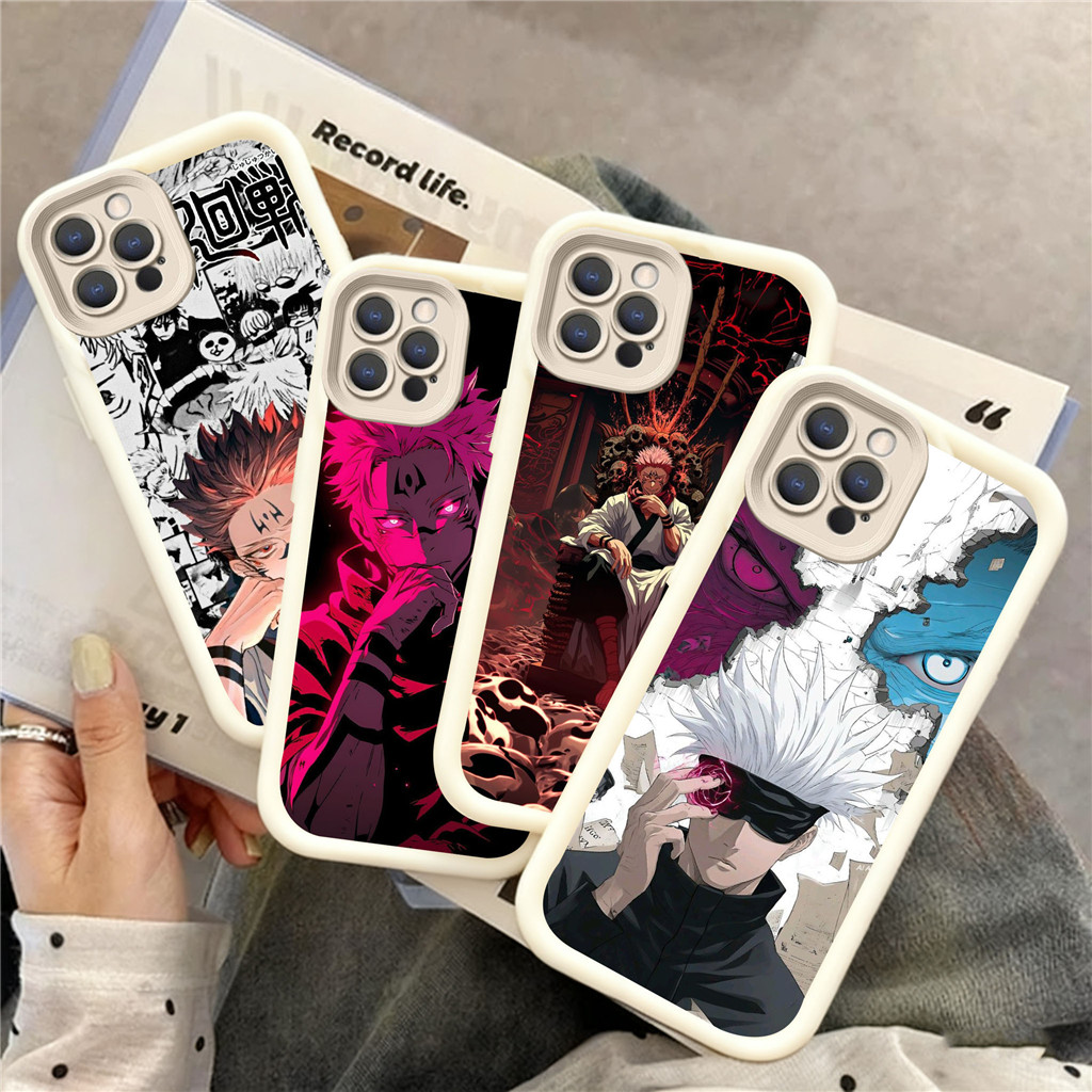 AM27 Jujutsu Kaisen Hp Plating iPhone 7 11 X 13 XR 8 6 Plus TPU material