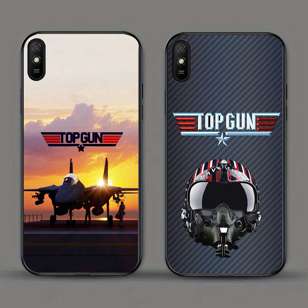 KD-96 Top Gun HD Glass Casing untuk Xiaomi Redmi 9A 9i 7 14C 14R A4 A3 Note 7 Poco C75 Pro