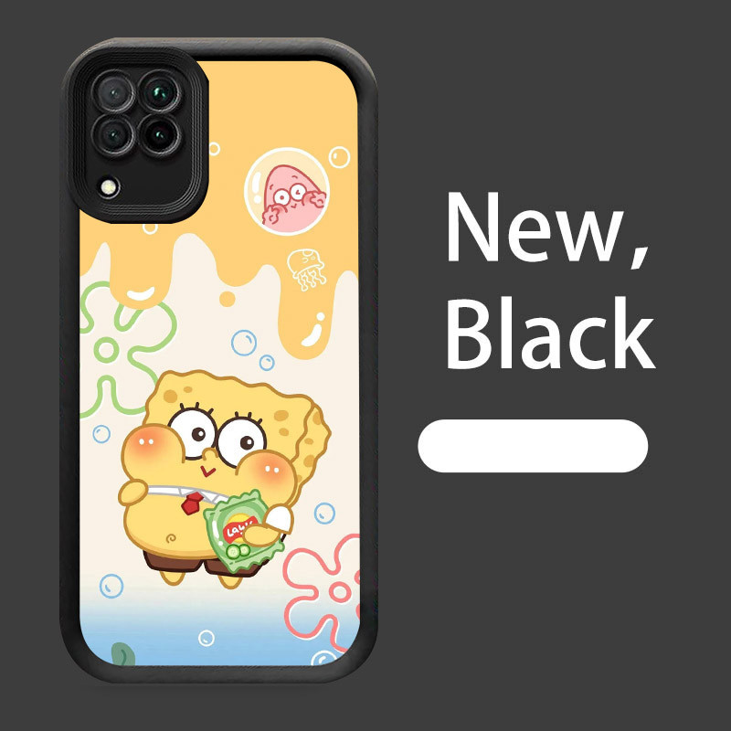 Case Casing untuk Samsung Galaxy A12 A22 5G W-11 Cute SpongeBob