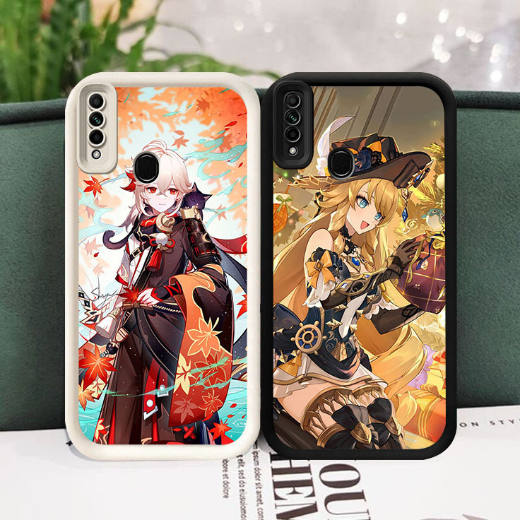 YE-20 Genshin Impact Silicone Casing untuk Realme Narzo 10 5i C2s 5s 20A 5 2 10A 6i C2 Pro