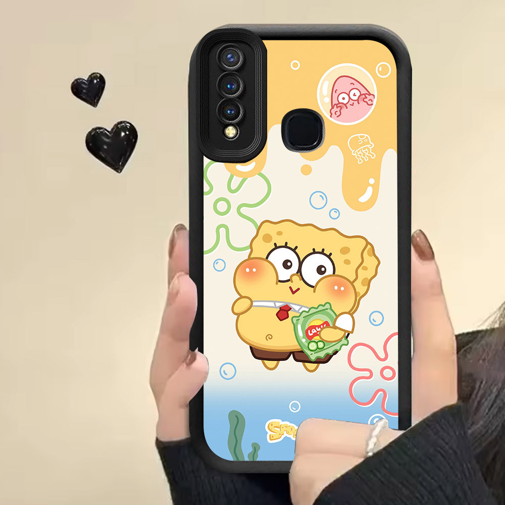 Casing untuk VIVO Y50 Z1 Pro Y17 Y19 V9 Y15 Y12 Y30 Y30i Case RR6 SpongeBob