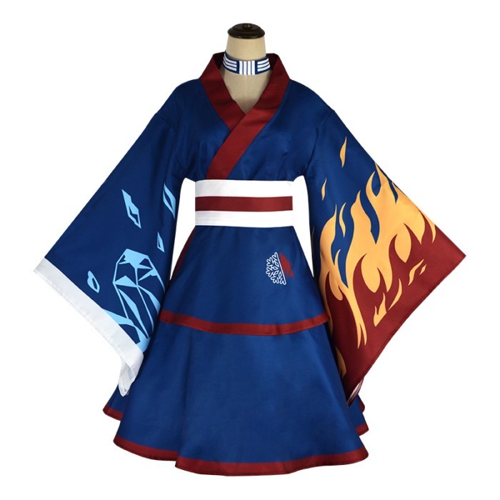 My Hero Academia Cos Suit Midoriya Izuku Todoroki Kimono Cosplay Costume Two-dimensional Performanc