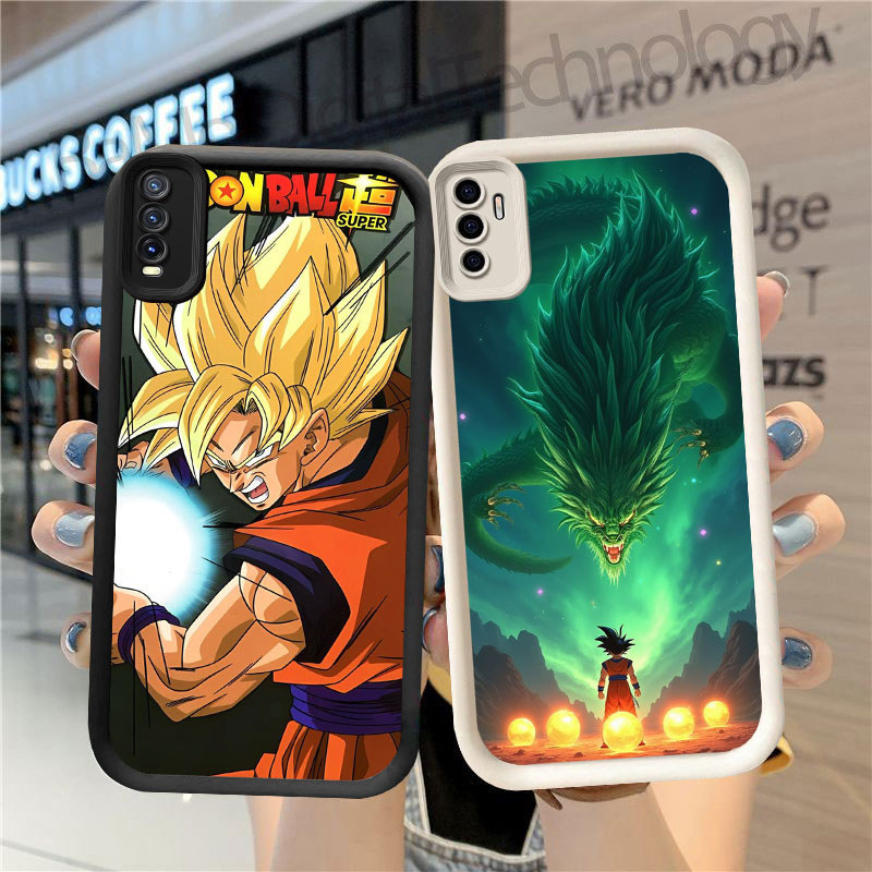 MP-86 Dragon Ball Goku Shocking Silikon Casing untuk VIVO iQOO Y20i Y12S 10 Z10 S1 Turbo Y11S NEO Y2