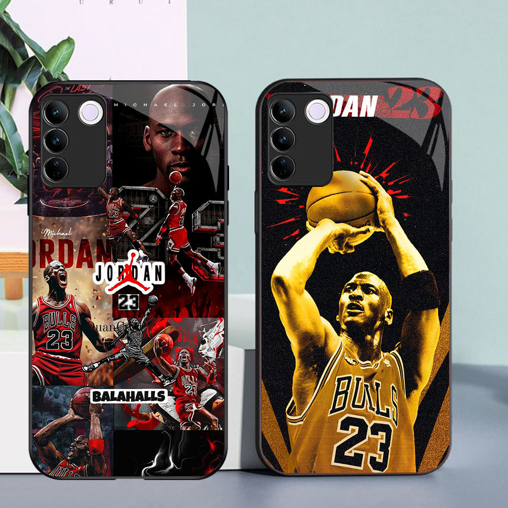 MP-31 Basketball star Michael Jordan Glass KACA Casing untuk VIVO V29 Y100 V29E V23E Y200E V27 Y200 